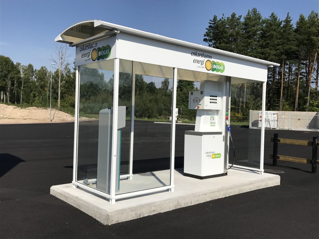 Väderskydd för tankstationer